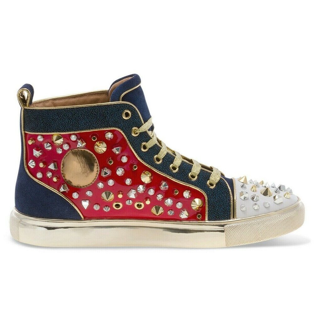 Men's Red | White | Blue Siseley Sneakers